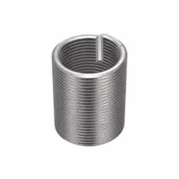HELI-COIL Helical Insert: Tanged Tang Style, Free-Running, 1 3/8"-12 Thread Size, Stainless Steel (MPN K1191-22)