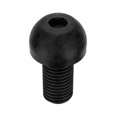 KERR LAKESIDE Socket Head Cap Screw: 5/16"-24 Thread Size, 5/8 in Lg, Button, Black Oxide - Button Head Socket Cap Screws