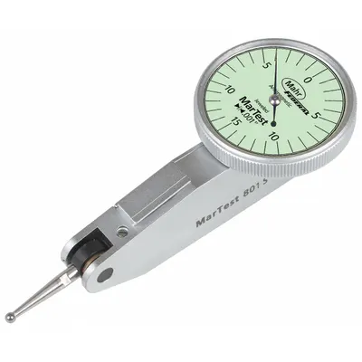 MAHR Horizontal Dial Test Indicator: 0 in to 0.03 in, Horizontal, Inch - Dial Test Indicators - Horizontal & Tilted-Face Styles