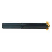 Straight Spade Drill Holder: High Speed Steel, Black Oxide, 7 Seat Size, Straight Shank, Right Hand (MPN P13708)