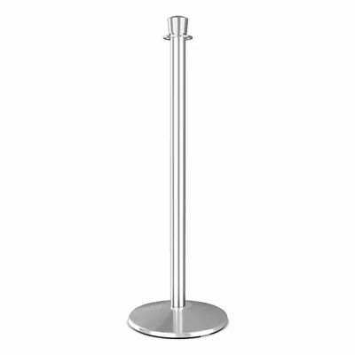 VISIONTRON Urn Top Rope Post: Urn, 37 in Post Ht, Aluminum, Tapered, 36 in to 40 in - Tapered-Top Rope Barrier Receiver Posts