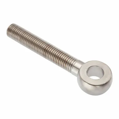 AMPG Fixed Rod End: Stainless Steel, Plain, 100 mm Hole Center-to-End Lg - Stainless Steel Male Threaded Fixed Rod Ends