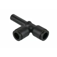 LEGRIS Push-Fit Tee Fitting: 1/2 in OD x 1/2 in OD x 1/2 in OD Size, Nylon, 2 7/8 in Overall Lg (MPN 3183 62 00)