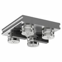HEPCOMOTION GV3 Carriage: For 20 mm Rail Wd, Roller, GV3 Std Carriage, 22.4 mm Carriage Ht, Aluminum (MPN AU2018L65LBDRNS)