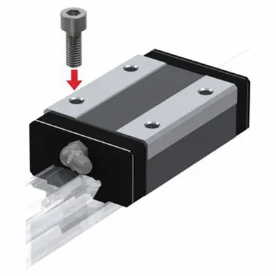 THK Linear Guide Carriage: For 20 mm Rail Wd, Ball, SR Radial Rail Guide - THK SR Series Ball Carriages