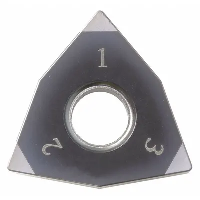 KYOCERA Trigon Turning Insert,Grade CBN, (MPN WNGA431S00730METKBN25M) - Trigon (W) Indexable Turning Inserts
