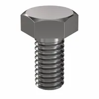 Hex Head Cap Screw: Steel, Class 8.8, Plain, M6, Metric, 12 mm lg, Fully Threaded, Metric, 100 PK (MPN HC3806012-100P1)
