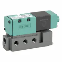 Solenoid Air Control Valve: Four-Way / Two-Position, Single Solenoid, 65 cfm Flow Rate - Max (MPN 152SA43AK000030)