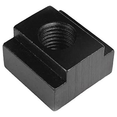 TE-CO Tap Thru T-Slot Nut: Steel, For 1/2 in T-Slot, 5/16"-18 Thread - Fully Threaded T-Slot Nuts