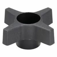 INNOVATIVE COMPONENTS Hand Knob: 4 Point, Plastic, M12 Thread, 2.46 in Dia (MPN GNH8-HEX4P7----)