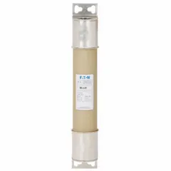 R-rated time-delay bolt-on fuse rated 4.8 kV AC and 170 A with indicating feature. Designed for overcurrent protection in medium-voltage industrial power distribution systems, suitable for motor circuits and transformer protection where inrush currents occur.