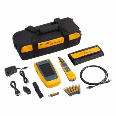 FLUKE NETWORKS Cable Tester Kit: LinkIQ, Pro Kit with IntelliTone Probe - 6pk, LIQ-KIT-6 Pack - Copper Cable Verification Tester Kits