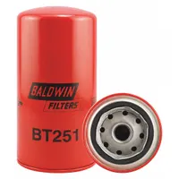 BALDWIN FILTERS Oil Filter: BT251, LF697, 3/4"-16 Thread Size, 7 1/8 in Overall Ht, Oil, Ford/Oliver