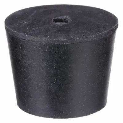 OEM Stopper: SBR Rubber, 11 1/2 Stopper Size, 50 mm Bottom Dia, 63 mm Top Dia - Rubber Stoppers