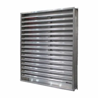 S&P AIR CONTROL Wind Driven louver: Hat Channel, Flush Mount, 35 1/2 in H, 23 1/2 in W - Wind Driven Rain Louvers
