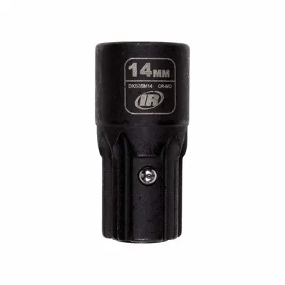 INGERSOLL RAND Impact Socket: SAE, 14 mm Socket Size, 6-Point, Std - Insider & DXS Impact Sockets