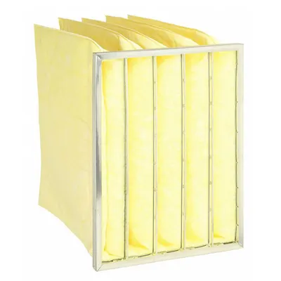 OEM Pocket Air Filter: 24 in x 20 in x 22 in, MERV 8, Orange, Fiberglass - MERV 8 Pocket Air Filters