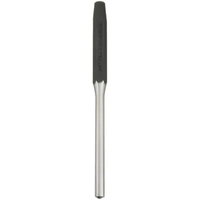 WESTWARD Roll Pin Punch: 3/8 in Tip Dia, 1/2 in Shank Wd, 4 in Taper Lg, 7 1/2 in Overall Lg - Roll-Pin Removing Punches