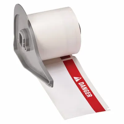BRADY Danger Precut Label Roll - Brady Danger Precut Label Rolls