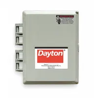DAYTON Pump Control Panel: Simplex, Single Phase, 240V AC, 32 A, No Switch Included, Thermoplastic (MPN 2PZF8)