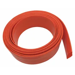 This PVC heat shrink cover protects industrial chains from dirt, moisture, and abrasion. It has a 2:1 shrink ratio, expanding to 1 3/4 in inside diameter and recovering to 3/4 in. Installation is performed by applying heat. Suitable for use on chains in conveyor systems, material handling equipment, and machinery.