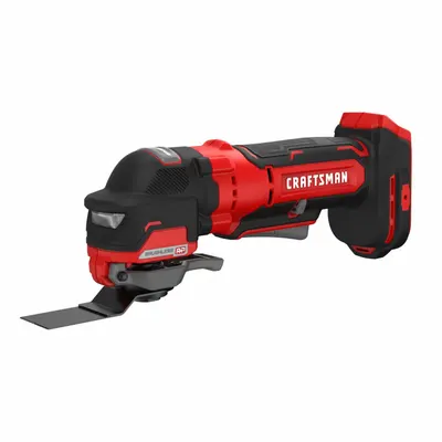 CRAFTSMAN Oscillating Tool: 3.2° Oscillation Angle, Brushless Motor, V20* - Craftsman Cordless Oscillating Tools