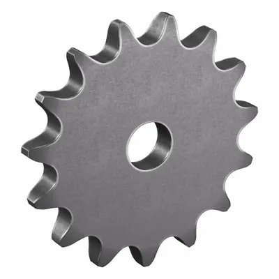 TRITAN Roller Chain Sprocket: No Hub, For Single Strands, 100, 15 Teeth, 6.013 in Pitch Dia - Size 100 Plain-Bore Roller Chain Sprockets