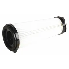 This HOOVER filter is a dry-pickup, paper HEPA replacement filter for upright vacuums. It is compatible with Hoover model C2401 and captures fine particles to maintain filtration performance during routine floor cleaning.