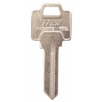 Key Blank: Compatible with Weiser Locks, Key ID # WR5, 5 Pins, Brass (MPN N1054WB-WR5)