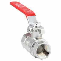 APPROVED VENDOR Manual Two-Way Ball Valve: 3/4 in, Brass, Straight, FIP x FIP, Full Port Ball Port (MPN 107-824-CP)