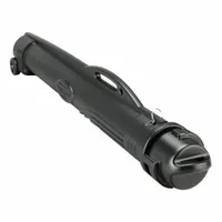 PLANO MOLDING Protective Tube Case: 112 in Overall Lg, 11 1/2 in Overall Wd, Black, 2 Wheels (MPN 650800)