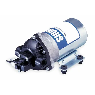 SHURFLO Diaphragm Pump: Electric, 8000-533-236, Demand Pressure Switch, Polypropylene - On-Demand Electric Sprayer Pumps