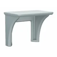 CORTECH Wall-Mount Desk: Gray, 29 in Overall Ht, 36 in Overall Wd, 24 in Overall Dp, Wall Mount, ISO (MPN 7605GY)