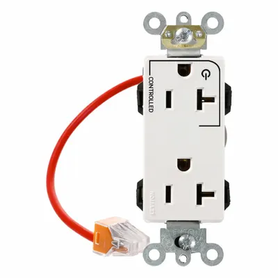 LEVITON Plugs and Receptacles: Duplex, 5-20, White, 125V AC, 20 A, 2 Pole / 3 Wire (MPN M1636-1CW) - General Purpose Receptacles