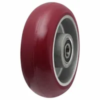 ALBION Caster Wheel: 6 in Wheel Dia., 2 in Wheel Wd, Polyurethane, 1,500 lb Load Rating, Aluminum (MPN AX0622808MAX)