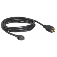 APC BY SCHNEIDER ELECTRIC Power Cord: 12 ft Lg, 3/12, L6-20P Plug, C19 Receptacle, SJT, Rubber (MPN AP9871)