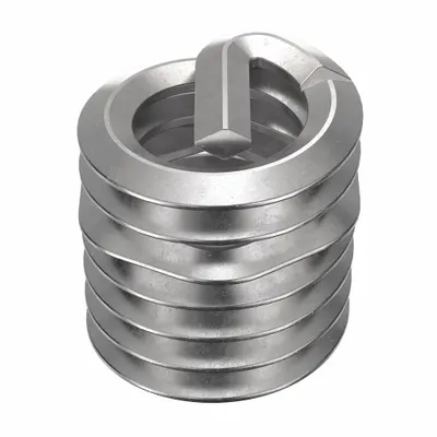 HELI-COIL Helical Insert: Tanged Tang Style, Screw-Locking, #8-32 Thread Size - Screw-Locking Tanged Helical Inserts