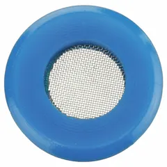 These polyurethane gladhand seals are designed for sealing gladhand connections in air brake systems, preventing air leaks and maintaining brake pressure. The closed face design includes an integrated screen to filter debris from the air line. Each seal is 0.37 in thick with a durometer of 74A-76A, and the pack contains 4 seals.
