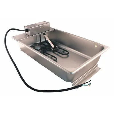 Supco Condensate Evaporator Pan: 15 qt cap., 12 gpd, 21 in L x 13 in W x 4 in H - Condensate Evaporator Pans