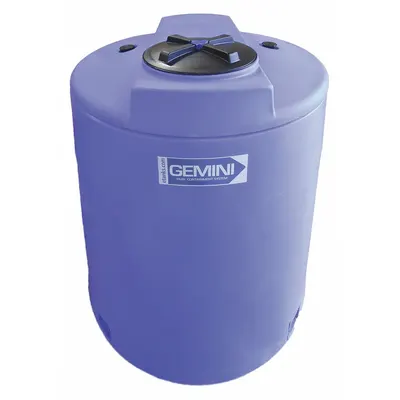 PEABODY ENGINEERING Storage Tank: Double Wall, Vertical, 320 gal, Closed Top - Dual Containment Liquid Storage Tanks