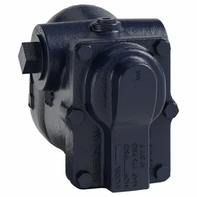 ARMSTRONG INTERNATIONAL Steam Trap: Cast Iron, 1 in FNPT, 2,300 lb/hr, 30 psi Max., 377°F Max. - Cast Iron C-Pattern Float & Thermostatic Steam Traps