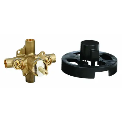 MOEN Control Valve: Compatible Product Type Trim, PEX Connections with 1/4 Turn Stops - Valves & Valve Parts for Bathtubs & Showers