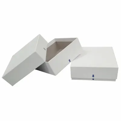COREPOINT SCIENTIFIC Tube Storage Box: 6 in Overall Lg, 6 in Overall Wd, Fiberboard - Cold Storage Boxes