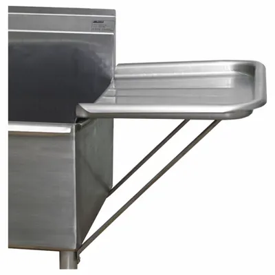 EAGLE GROUP Drainboard: 304 Stainless Steel, 3 3/4 in Overall Ht, 18 in Overall Wd - Drainboards & Splash Guards for Wash Stations