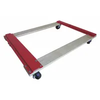 APPROVED VENDOR General Purpose Dolly: 1,000 lb, Red/White, 36 in L x 24 in W x 5 in H Deck, Smooth