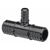 ZURN Barbed Tee: Polymer, Crimp, 1/2 in ID (MPN QQPT553X)