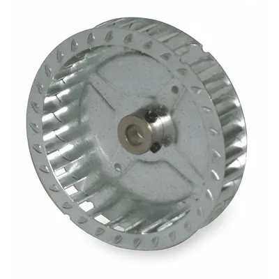 REVCOR Blower Wheel: Forward-Curved, 4 13/16 in Dia, 1 1/8 in W, CCW Closed End - Single-Inlet Forward-Curved Blower Wheels