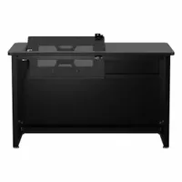 VERSADESK Computer Desk: Metal, Black Matrix, 0 Drawers, 48 in Overall Wd, 29 in Overall Ht (MPN RSD4824-BB)