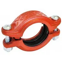 GRUVLOK Couplings: Rigid Bolted, 2 1/2 in x 2 1/2 in, Ductile Iron, NBR Seal, 750 psi (MPN 0390010221)