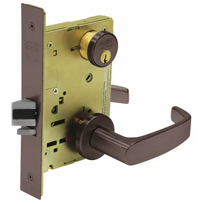 SARGENT Door Lockset: Storeroom Lever Locksets, Bronze